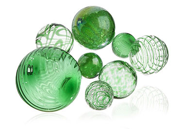Glass Balls Emerald