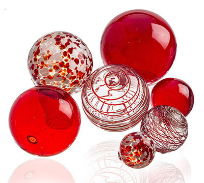 Glass Balls Ruby
