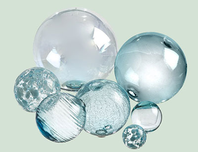 Glass Balls - Amber