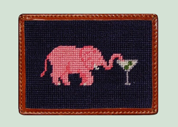 Elephant Martini Half Wallet