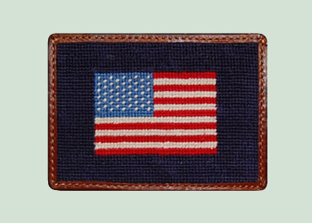 American Flag Half Wallet