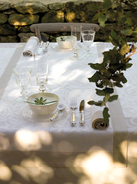 Venezia Champagne Tablecloth