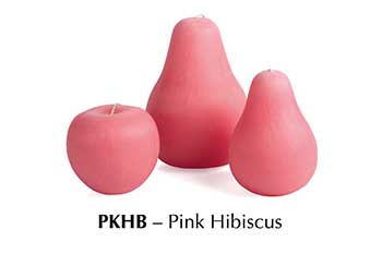 Pear Candles - Brushed Pink Hibiscus