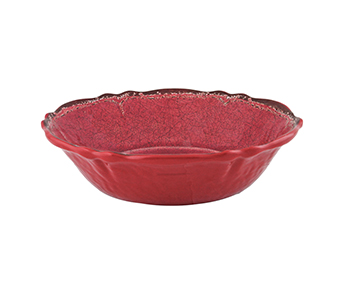 Antiqua Red Cereal Bowl