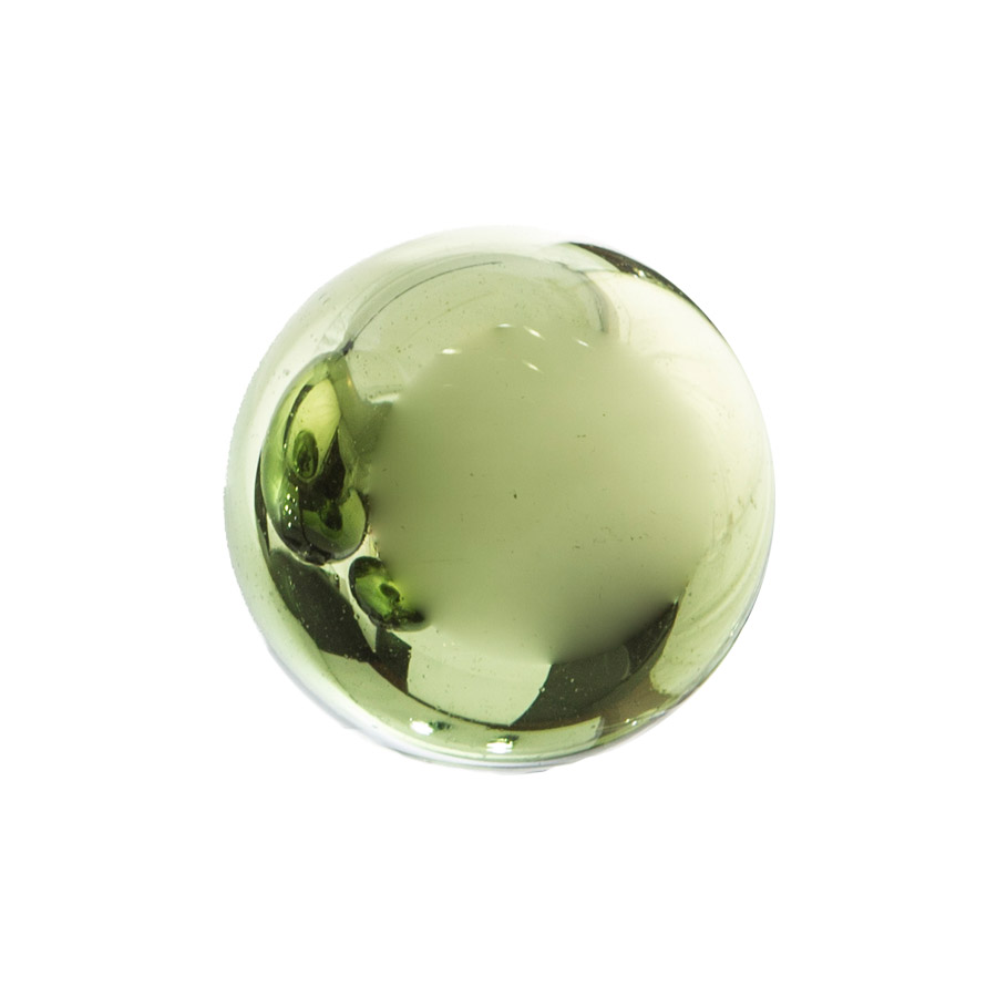 Glass Balls Olive Plated