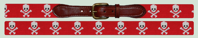 Jolly Roger on Red