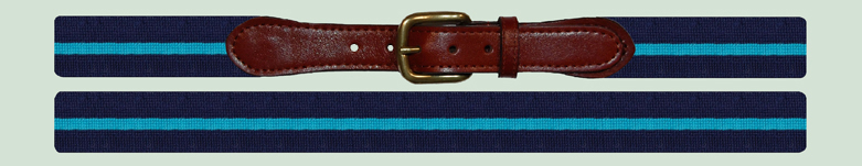 Surcingle Navy and Aqua