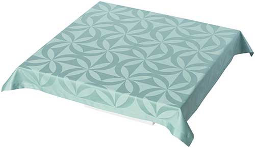 Ellipse Celadon Tablecloth