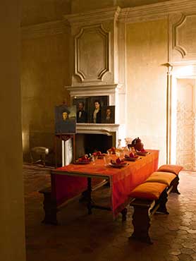 Seville Tangerine Tablecloth